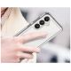 5. Outer Space Silikonhülle mit Gelrahmen für Samsung Galaxy S25 – Transparent und Schwarz