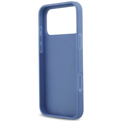 7. Guess 4G nauble Card Triange Hülle für iPhone 18 Pro Max / 17 Pro Max – blau