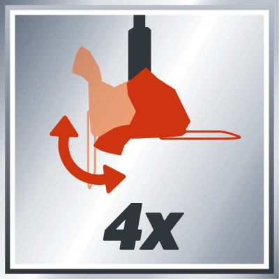7. Einhell GC-ET 4530 Set 30 cm 450 W Elektro-Aluminium, Schwarz, Orange