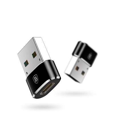 8. Baseus Mini USB-C-zu-USB-A-Adapter – Schwarz