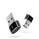 8. Baseus Mini USB-C-zu-USB-A-Adapter – Schwarz