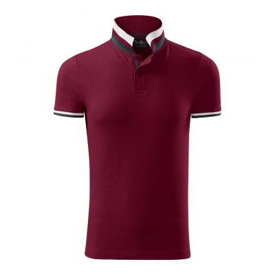 3. Malfini Collar Up M MLI-25686 Granatrotes Poloshirt