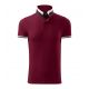 3. Malfini Collar Up M MLI-25686 Granatrotes Poloshirt
