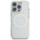 3. Guess IML Metal Colored Circle Classic Logo MagSafe Hülle für iPhone 16 Pro - Weiß