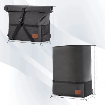 4. Rockbros H48 Multifunktionale Lenkertasche für Fahrräder – Grau
