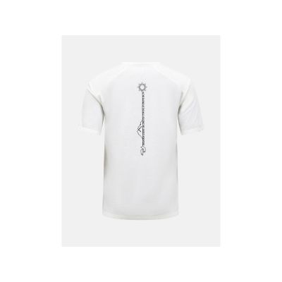 2. PEAK PERFORMANCE Damen Kurzarmshirt aus Wollmischung, Weiß