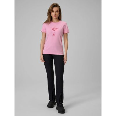 3. Damen-T-Shirt mit Aufdruck, regulär, Größe 4F 4FRSS26TTSHF3448-56S
