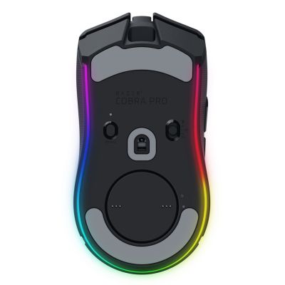 5. Razer Cobra Pro Gaming-Maus, rechte Seite, kabellos (RF), Bluetooth, USB Typ-C, optisch, 30.000 DPI