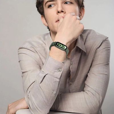 5. Tech-Protect NylonMag-Armband für Xiaomi Smart Band 8 / 9 / NFC - Schwarz