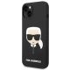2. Karl Lagerfeld Silikon Karl's Head MagSafe Hülle für iPhone 14 Plus – Schwarz