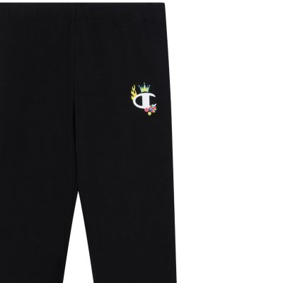 4. Champion Kinderleggings Schwarz 405222 KK001