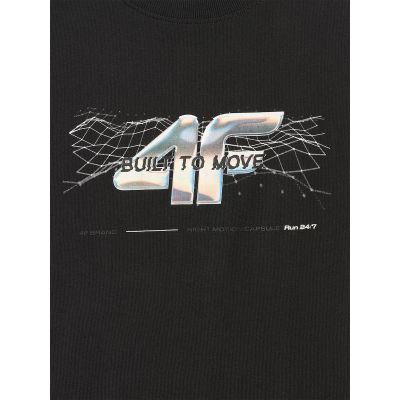 7. Herren-T-Shirt mit Aufdruck, regulär, Größe 4F 4FRSS26TTSHM3662-20S