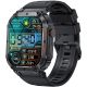 VELTORI VT200-1 Smartwatch Schwarzes Silikonarmband