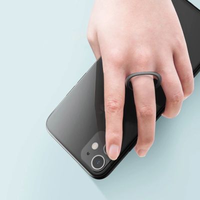 14. Baseus ultradünner selbstklebender Ringhalter Telefonständer silber (SUYB-0S)