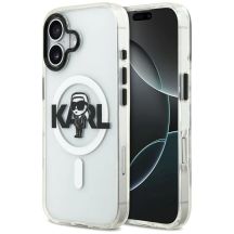 Karl Lagerfeld IML Karl Sketch Logo MagSafe Case für iPhone 17 - Transparent