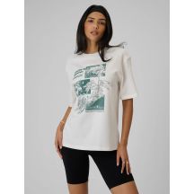 Damen-T-Shirt mit Aufdruck 4F 4FRSS26TTSHF3705-11S