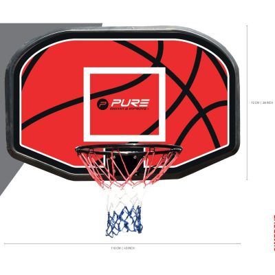 4. PURE 2 IMPROVE VERSTELLBARES BASKETBALLSET 1,90-3,04M