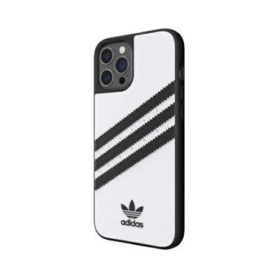 3. Adidas OR Moulded Case PU für iPhone 12 Pro Max - Weiß/Schwarz