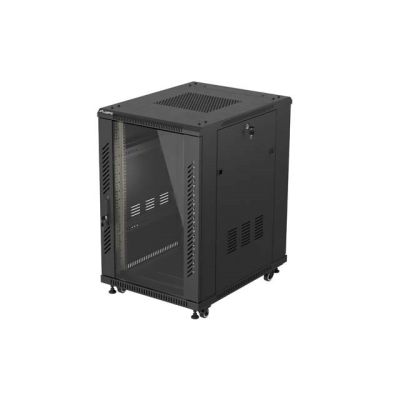 27. LANBERG Standrack-Schrank 19" 18U 600x800 Schwarz