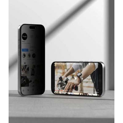 4. Ringke Easy Slide Privacy 2er-Pack gehärtetes Glas für iPhone 18 Pro Max