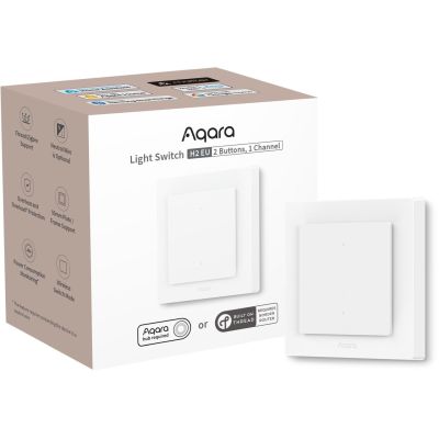 2. Aqara Lichtschalter H2 EU | 2 Tasten, 1 Kanal, Offline