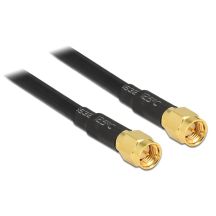 DeLOCK 88891 LMR195 Koaxialkabel 5 m Schwarz