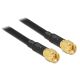 DeLOCK 88891 LMR195 Koaxialkabel 5 m Schwarz