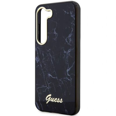 9. Guess GUHCS23MPCUMAK S23 +S916 schwarz/schwarzes Hartschalenetui Marmor