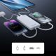 10. Baseus Airpow Lite 10000mAh 22,5W Powerbank mit integrierten USB-C- und Lightning Kabeln – Weiß