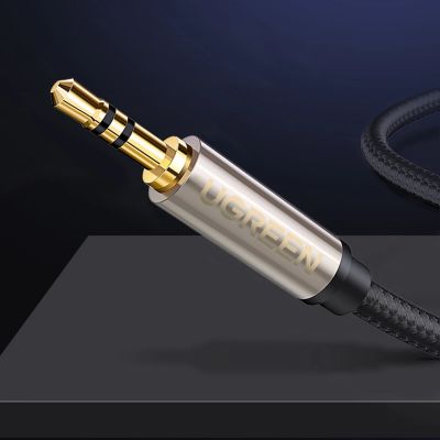 9. Ugreen AV127 10628 Audio-TRS-Kabel Miniklinke 3,5 mm / Klinke 6,35 mm 2 m – Grau