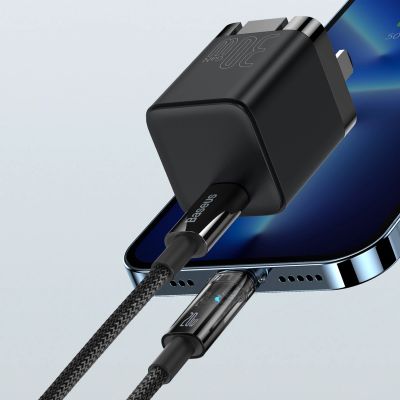 16. Baseus CATS000003 Lightning – USB-C-Kabel 20 W 480 Mbit/s 1 m – blau