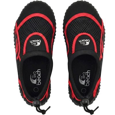 6. Junior-Wasserschuhe, schwarz/rot, XQMAX, Größe 33