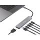 3. Equip 133500 Dockingstation, kabelgebunden, USB 3.2 Gen 1 (3.1 Gen 1), Typ-C, Grau
