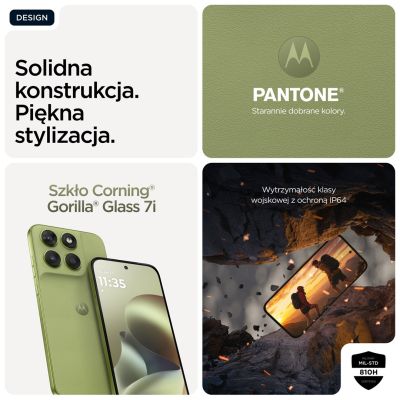 21. Motorola Moto G67, 17,3 cm (6,8 Zoll), Hybrid-Dual-SIM, Android 16.0, 5G, USB Typ-C, 4 GB RAM, 128 GB Speicher, 5200 mAh Akku, Grün