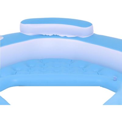 10. Aufblasbare Insel mit 3 Stühlen 195x188x35CM 33049