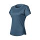 Zoom-T-Shirt für Damen (dunkelblaue Denim-Melange)