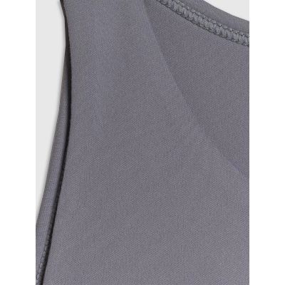 6. Ärmelloses, schmal geschnittenes Damen-T-Shirt, einfarbig, Größe 4F 4FRSS26TSLEF319-24S