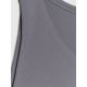 6. Ärmelloses, schmal geschnittenes Damen-T-Shirt, einfarbig, Größe 4F 4FRSS26TSLEF319-24S