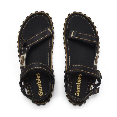 7. Gumbies Tracker Sandalen Unisex Schwarz M GU-SATRA001