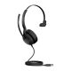 2. Jabra 25089-889-999 Kopfhörer/Headset, kabelgebunden, Kopfbügel, USB Typ-A, Schwarz