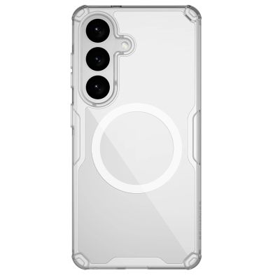 Nillkin Nature TPU Pro Hülle kompatibel mit MagSafe für Samsung Galaxy S26+ - Weiß