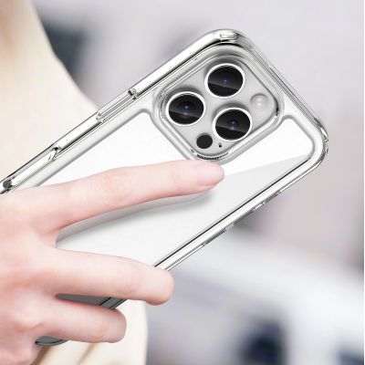 5. Schutzhülle im Weltraum-Design für iPhone 16e/17e mit flexiblem Rahmen – Transparent
