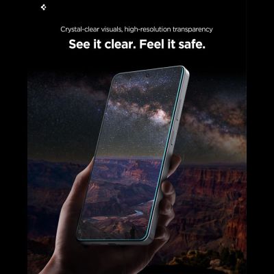 11. Spigen Glas.Tr Ez Fit Pro HD Panzerglas 2er-Pack für Samsung Galaxy S26