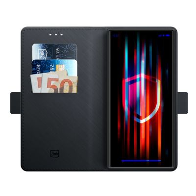 5. 3mk Wallet Case für Samsung Galaxy S24 Ultra – Schwarz