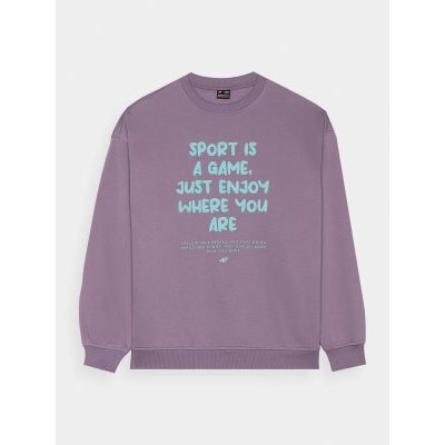 5. Mädchen-Sweatshirt ohne Kapuze, 4F Junior 4FJWAW24TSWSF1214-51S