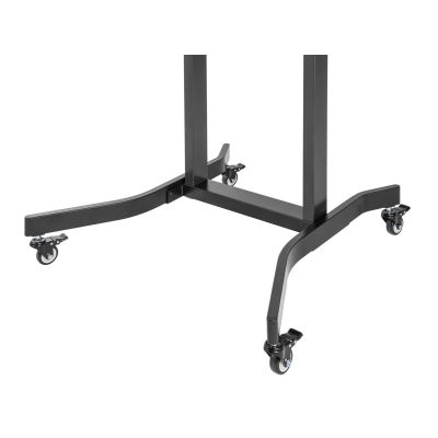 4. Equip Bodenständerhalter 55-100"/1TFT 120kg 1Regal Massiv Einzelhandel (650633)
