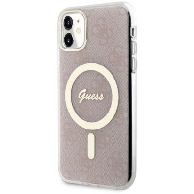 2. Guess GUHMN61H4STP iPhone 11 6.1" pink/pink Hardcase 4G MagSafe