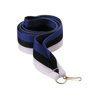 4. 11 mm breites Band – blau, schwarz und weiß