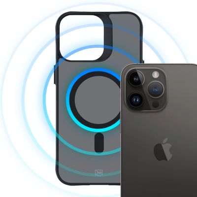 18. 3mk Smoke MagCase Hülle mit MagSafe für iPhone 15 Pro – durchscheinend