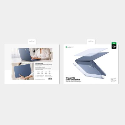 8. AmazingThing Titan Hartschalen-Schutzhülle für MacBook Neo 13" - Blau